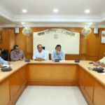 नगर निगम मुख्यालय पर जल व्यवस्था को लेकर हुई बैठक