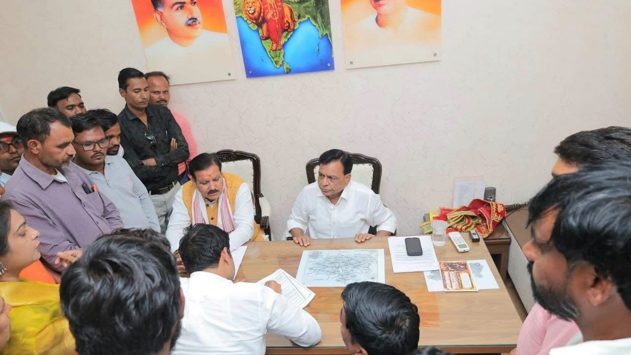 भाजपा सहयोग सेल — कार्यकर्ताओं से संवाद (फोटो: भाजपा, मध्यप्रदेश)
