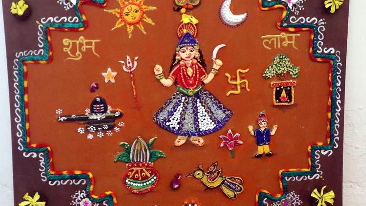 संजा माता का माँड़ना