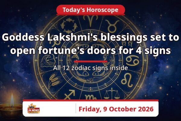 Today's Horoscope Friday 9 October 2026