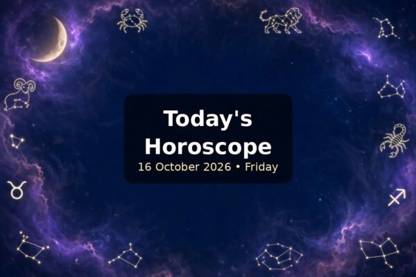 Today's Horoscope 16 October 2026