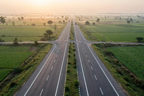 धार के लेबड़-नयागांव फोरलेन पर सड़क हादसा