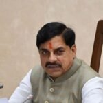 Chief Minister Dr Mohan Yadav at a cabinet meeting