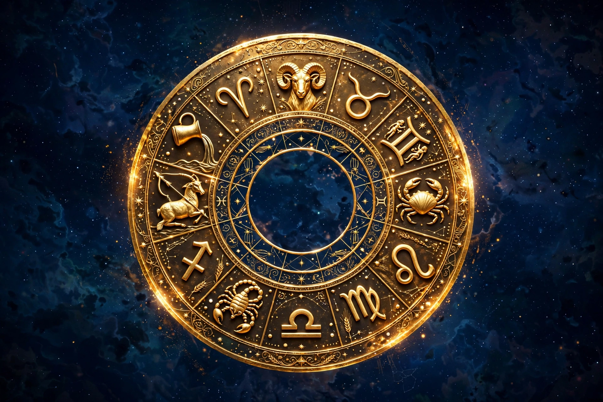 zodiac wheel (symbolic image)