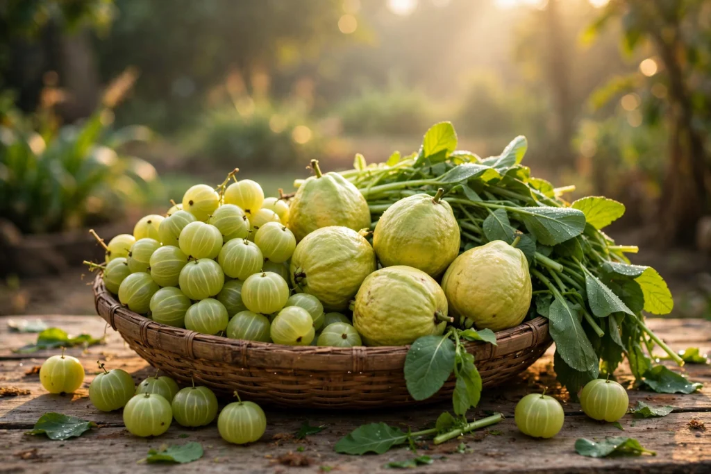 मौसमी फल और सब्जियां (सांकेतिक चित्र)