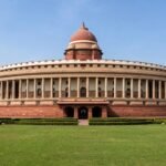 नई दिल्ली में संसद भवन — मध्यप्रदेश राज्यसभा उपचुनाव 12 नवंबर का सांकेतिक चित्र
