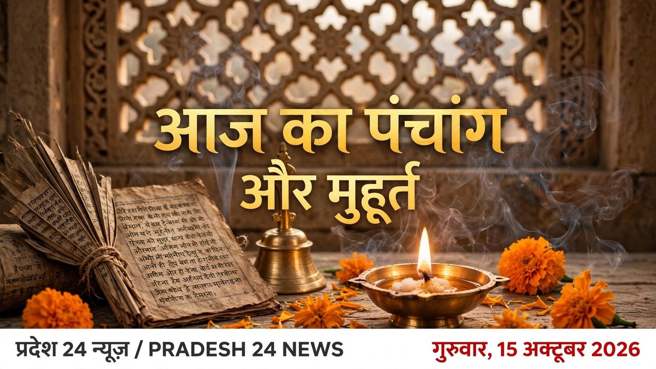 आज का पंचांग और मुहूर्त 15 अक्टूबर 2026