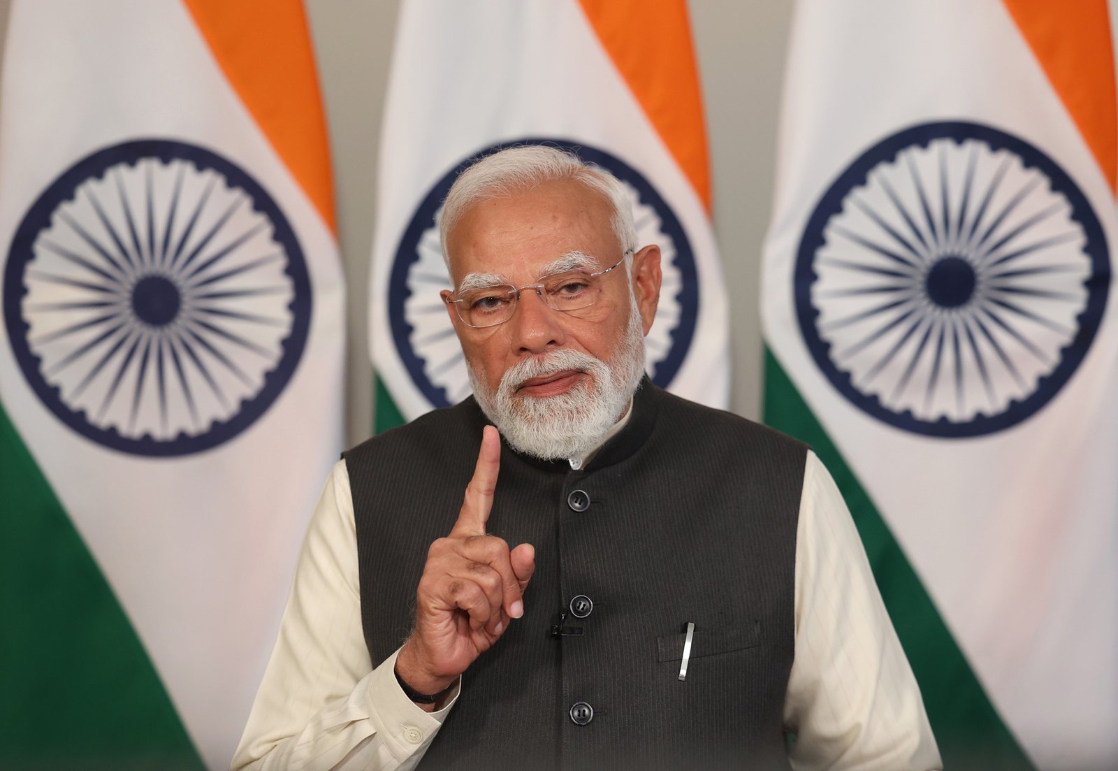 PM Narendra Modi during his post-Budget 2026-27 address, February 2026