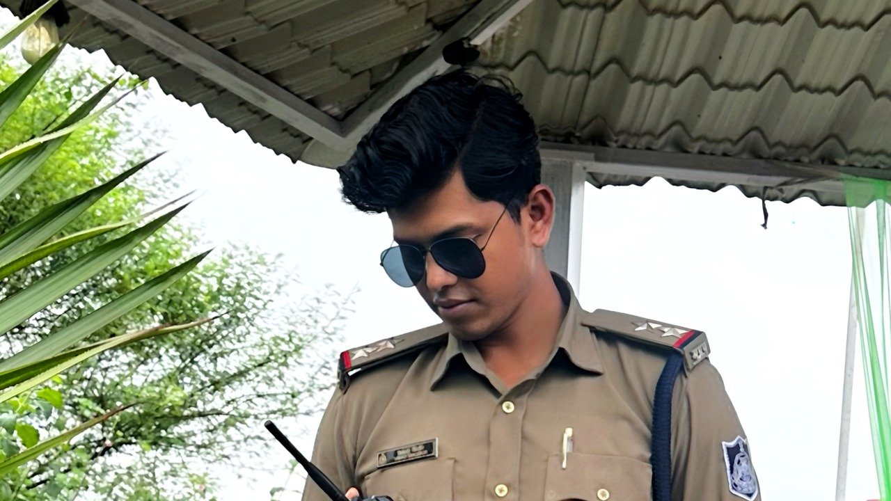 MP पुलिस आरक्षक भर्ती — मप्र पुलिस कर्मी (सांकेतिक तस्वीर)