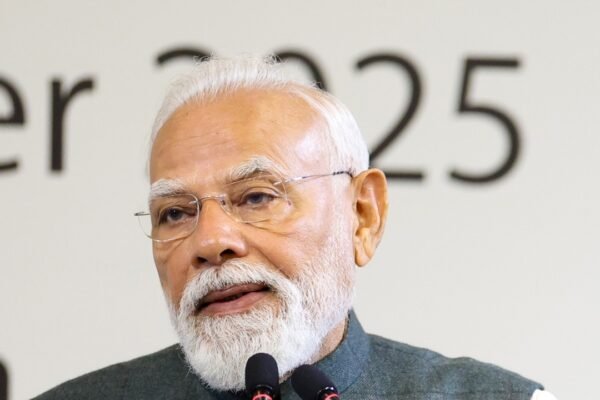 प्रधानमंत्री नरेंद्र मोदी ब्लूमबर्ग न्यू इकोनॉमी फोरम को संबोधित करते हुए
