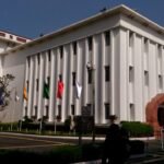 Vigyan Bhavan, New Delhi, where the NHRC's 33rd Foundation Day ceremony is being held today