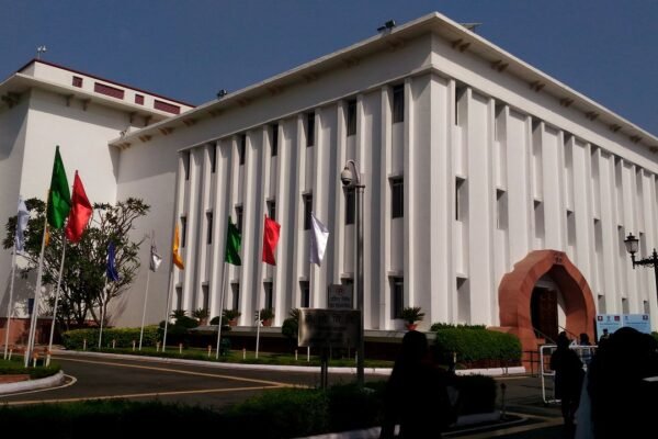 Vigyan Bhavan, New Delhi, where the NHRC's 33rd Foundation Day ceremony is being held today