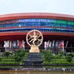 Bharat Mandapam in New Delhi, venue of the 57th GST Council meeting