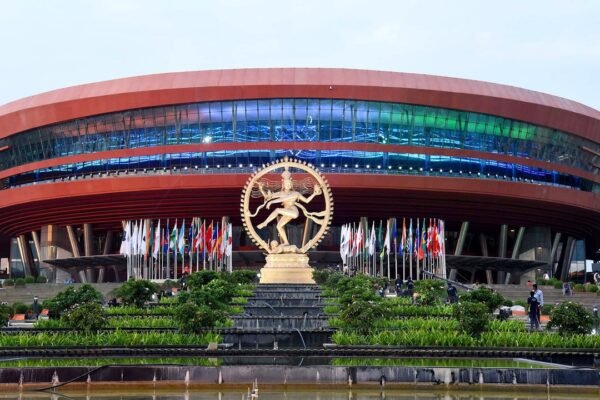 Bharat Mandapam in New Delhi, venue of the 57th GST Council meeting