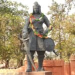 रानी दुर्गावती की प्रतिमा